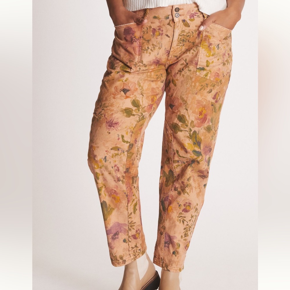Anthropologie Pilcro the Wanderer Low Rise pants size 16w plus size boho